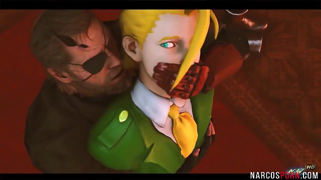 Blonde Cammy From Street Fighter Gets Thigh Fucked By Dirty General