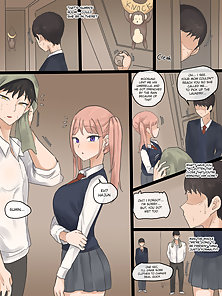 Nevertheless - NTR loser watches while his crush is fucked by a big hentai dick