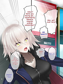 Fate Degenerate Order 2 - Servants Saber and Jeanne get a hot creampie in their petite pussy