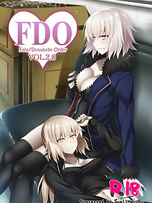 Fate Degenerate Order 2 - Servants Saber and Jeanne get a hot creampie in their petite pussy