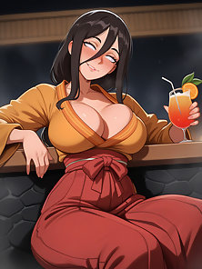 Busty big assed Hanabi gets fucked in hot tub by Naruto