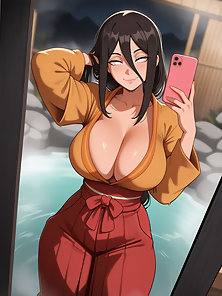 Busty big assed Hanabi gets fucked in hot tub by Naruto