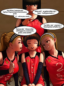 Passionate Volleyball Team 2 - Dirty hentai coach gets all the girls on the team pregnant