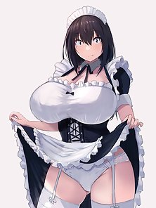 Super Sweet Crazy-eyed Maid - Busty maid satisfies master's every pervy desire