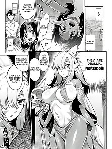 Monster Musume - Cute hentai monster girls get fucked by hero