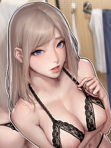 My Very Jealous Wife - Sexy wife in cute lingerie fucks in dressing room - hentai doujinshi
