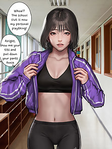 Hypnotized Yoga Porn - Hypno JK - Bitchy asian schoolgirl is hypnotized and fucked at school -  mind control comics - 138 Pics | Hentai City