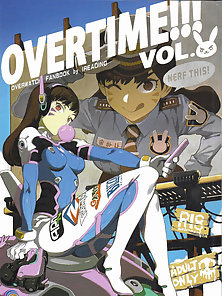 Overtime!! Overwatch Fanbook 2 - Genji plows D.va's pussy deep and creampies her