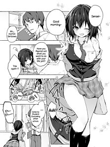 Teach Me Sensei - Busty comics schoolgirl seduces teacher with her wet pussy