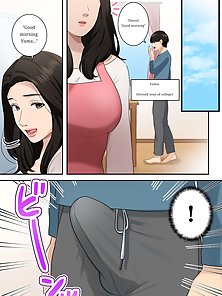 The Mother Who Monopolizes Her Son - Horny hentai mom fucks son in bathroom