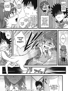 Amakusa Moyou na 1% - Busty virgin gives a hentai blowjob and boobjob