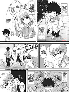 Amakusa Moyou na 1% - Busty virgin gives a hentai blowjob and boobjob