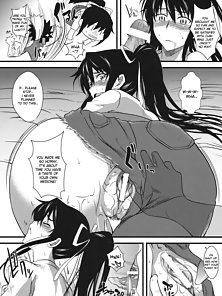 Amakusa Moyou na 1% - Busty virgin gives a hentai blowjob and boobjob
