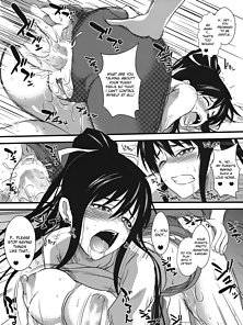 Amakusa Moyou na 1% - Busty virgin gives a hentai blowjob and boobjob