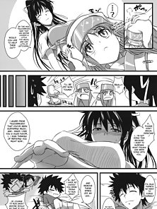 Amakusa Moyou na 1% - Busty virgin gives a hentai blowjob and boobjob