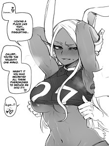 Superhero bunny girl is horny for creampie in her furry pussy - furry comics