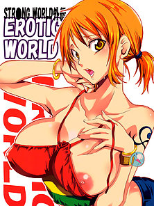 Erotic World - Nami is taken by pirates and used as a curvy sex slave - hentai manga