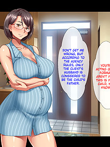 Young anime guy does his duty impregnating horny housewives - pervy comics