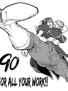 Street Fighter Chun Li fucks one of her students with the massive tits and legs - hentai comics