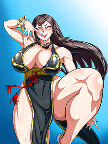 Street Fighter Chun Li fucks one of her students with the massive tits and legs - hentai comics