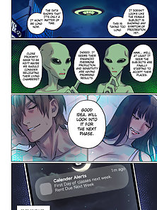 Alien Abduction 1-3 - Two guys are turned into the ideal man and woman hentai breeding pair