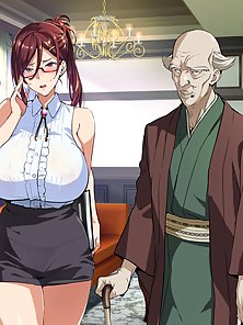 Sex With Black Mail Teacher Hentai - Busty teacher is blackmailed in to dirty sex by horny old pervert - 61 Pics  | Hentai City