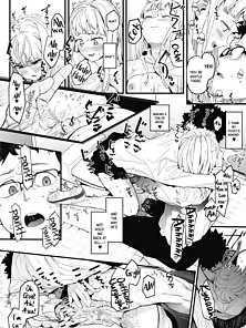 Hentai schoolgirl who likes erotic manga bangs her teacher in the bathroom - dirty doujinshi