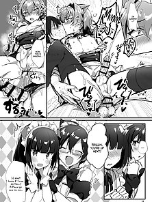 Gay twink idols have 4some sex - The Great Everyone Being Maids Together With Animal Ears Plan