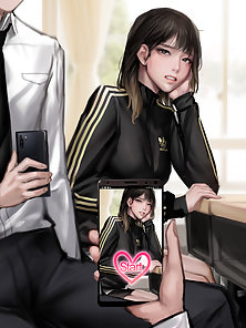 Big assed schoolgirl is hypnotized and fucked in the middle of class - teen comics