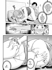 Mom's Huge Ass is Too Sexy - Hentai son fucks his curvy mom while she is sleeping
