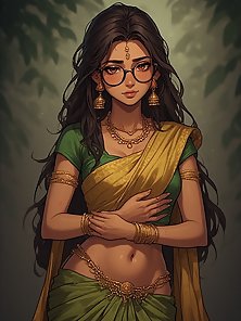 Sarah the sexy indian princess shows off her stunning curves