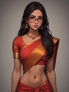 Sarah the sexy indian princess shows off her stunning curves