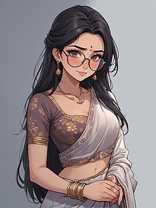 Sarah the sexy indian princess shows off her stunning curves