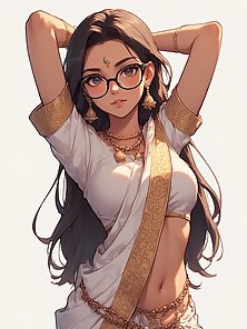 Sarah the sexy indian princess shows off her stunning curves