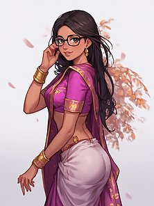 Sarah the sexy indian princess shows off her stunning curves