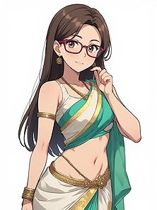 Sarah the sexy indian princess shows off her stunning curves