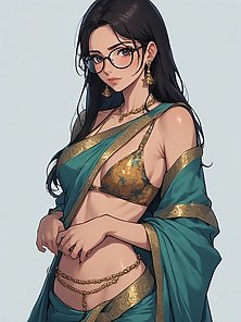 Sarah the sexy indian princess shows off her stunning curves