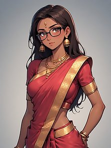 Sarah the sexy indian princess shows off her stunning curves