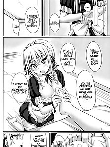 I Want to Flirt Around With Sena - Cute teen dresses up in maid outfit to please her boyfriend