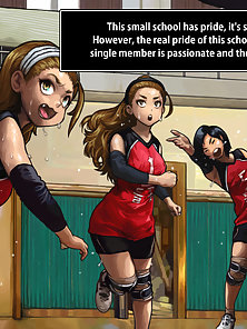 Passionate Volleyball Team 1 - Volleyball coach uses the team as his hentai harem