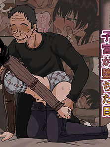 Sasaki Natsumi no Shikyuu ga Ochita Hi - Big dicked uncle fucks married hentai wife