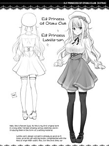 Elf Princess of Otaku Club 1 - Busty elf virgin fucks hentai otaku nerd