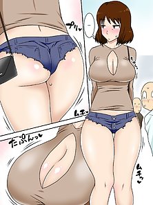 That's Why I Just Do My Work with Mom - Busty hentai milf creampied by lusty son