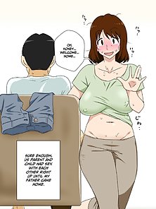 That's Why I Just Do My Work with Mom - Busty hentai milf creampied by lusty son