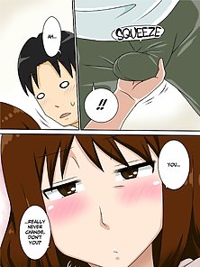 That's Why I Just Do My Work with Mom - Busty hentai milf creampied by lusty son