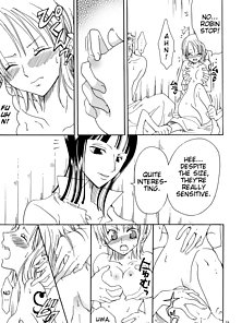 Hentai Doujinshi - One Pice Robin helps Nami and Zoro have some hot sex