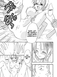 Hentai Doujinshi - One Pice Robin helps Nami and Zoro have some hot sex