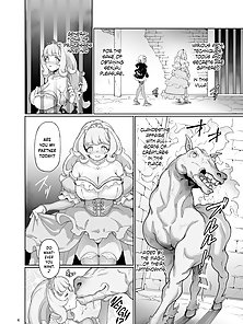 Deviation Princess - Busty anime princess has sex with magical monsters - hentai comics