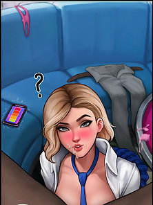 Do You Like Your Gift - Gwen Stacy anal rides Miles Morales' BBC in restaurant