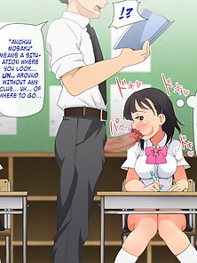 Virgin schoolgirl gets fucked and creampied in front of the whole class